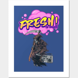 Fresh to Death, Hip Hop Grim Reaper Posters and Art